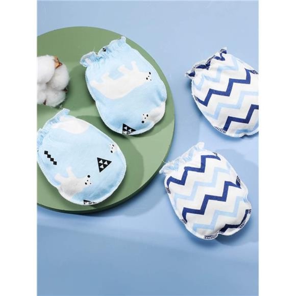 15 Pairs Baby Mittens Newborn Baby Unisex Gloves No Scratch Mittens
